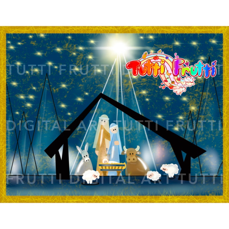 Bright Nativity - PNG