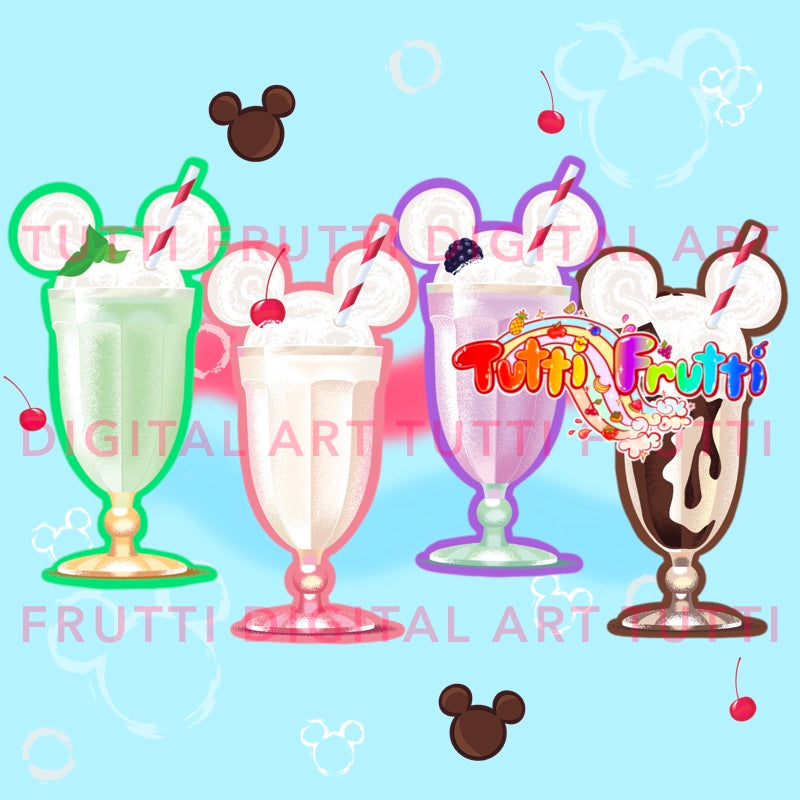 Mouse Milkshakes - PNG