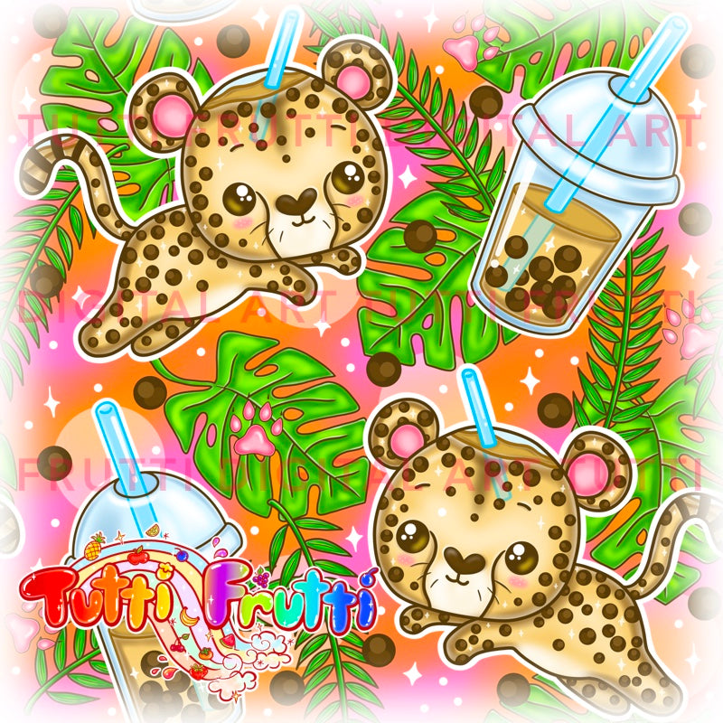 Boba Cheetah - Seamless