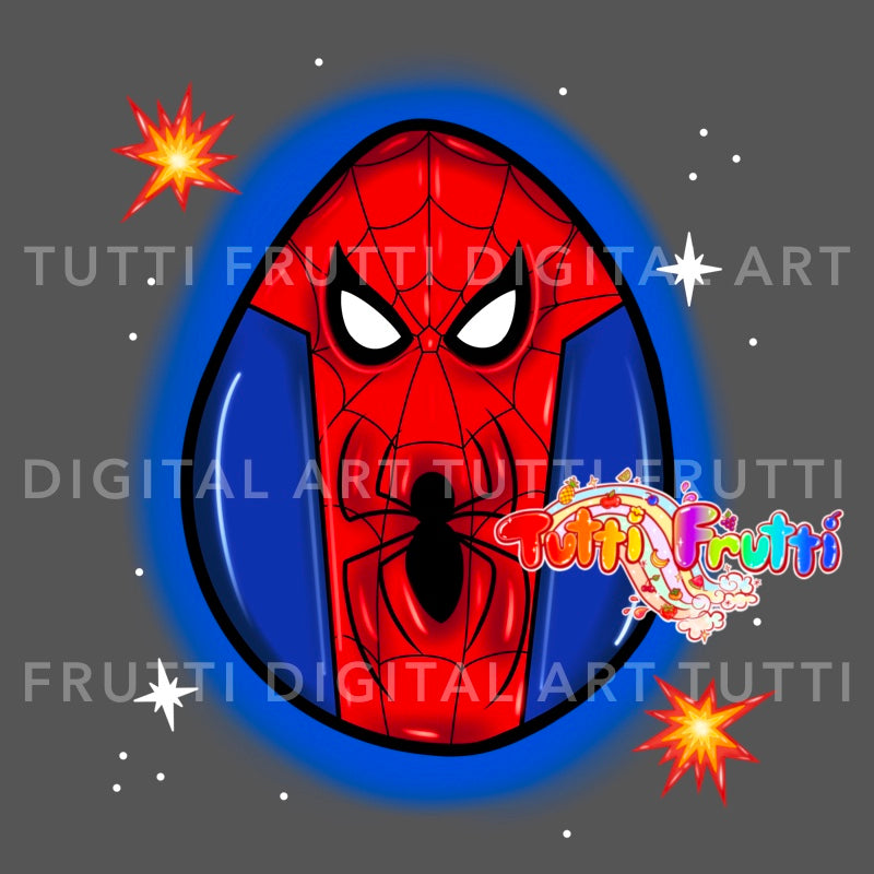 Superhero Easter Eggs - PNG