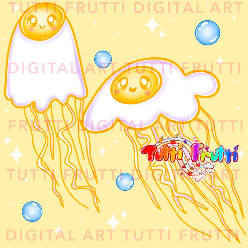 Egg Jellyfish - PNG