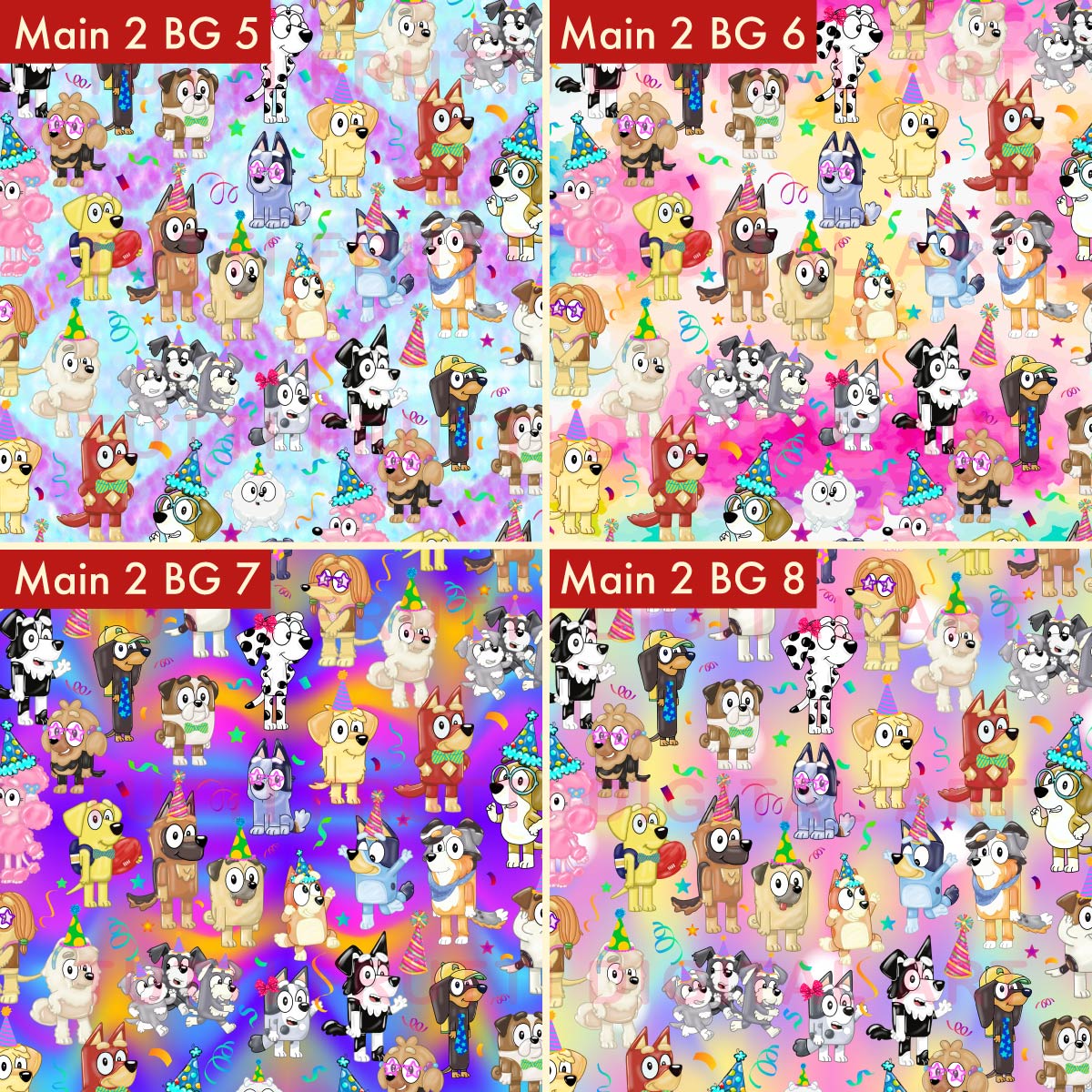 Wackadoo Birthday - Main 2 Seamless