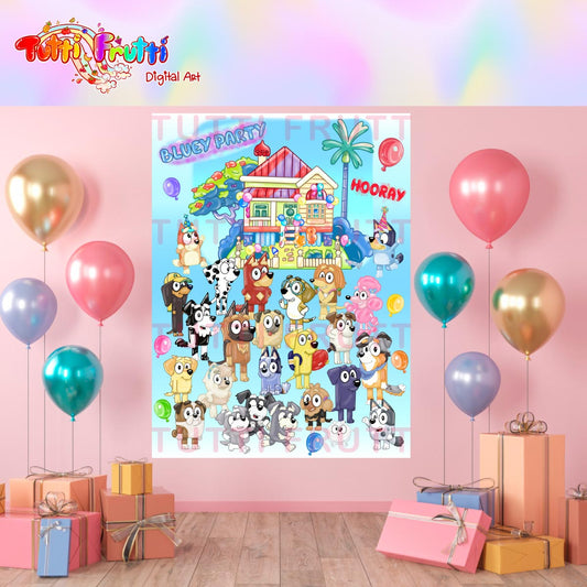 Wackadoo Birthday - Backdrop