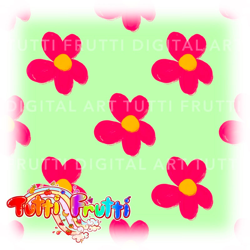 Simple Flower - Seamless