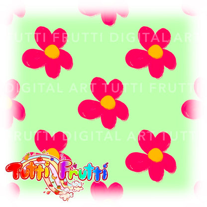 Simple Flower - Seamless