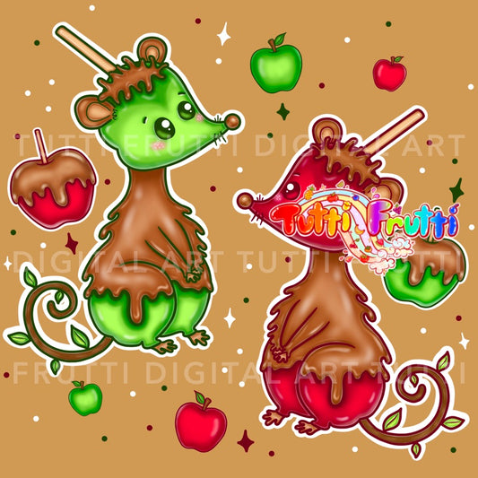 Caramel Apple Possum - PNG