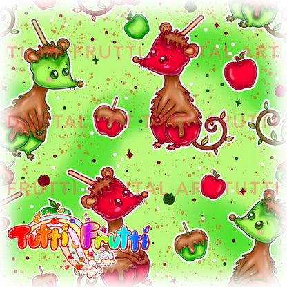Caramel Apple Possum - Seamless