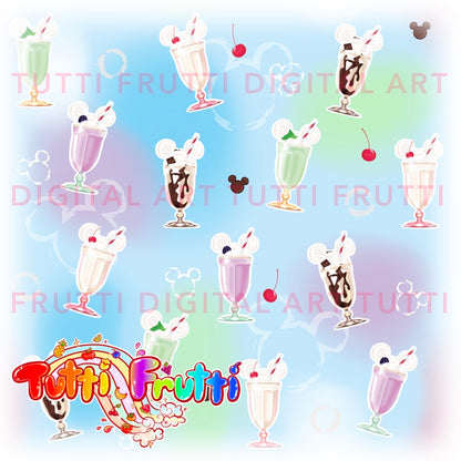 Mouse Milkshakes - Seamless