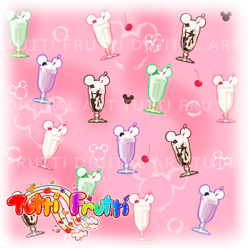 Mouse Milkshakes - Seamless