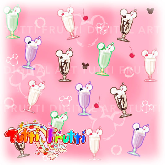Mouse Milkshakes - Seamless
