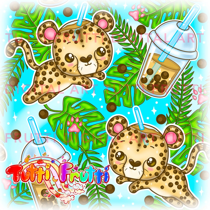 Boba Cheetah - Seamless