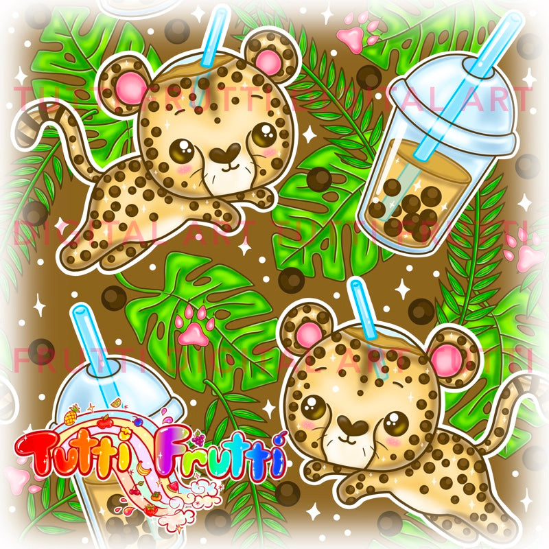 Boba Cheetah - Seamless