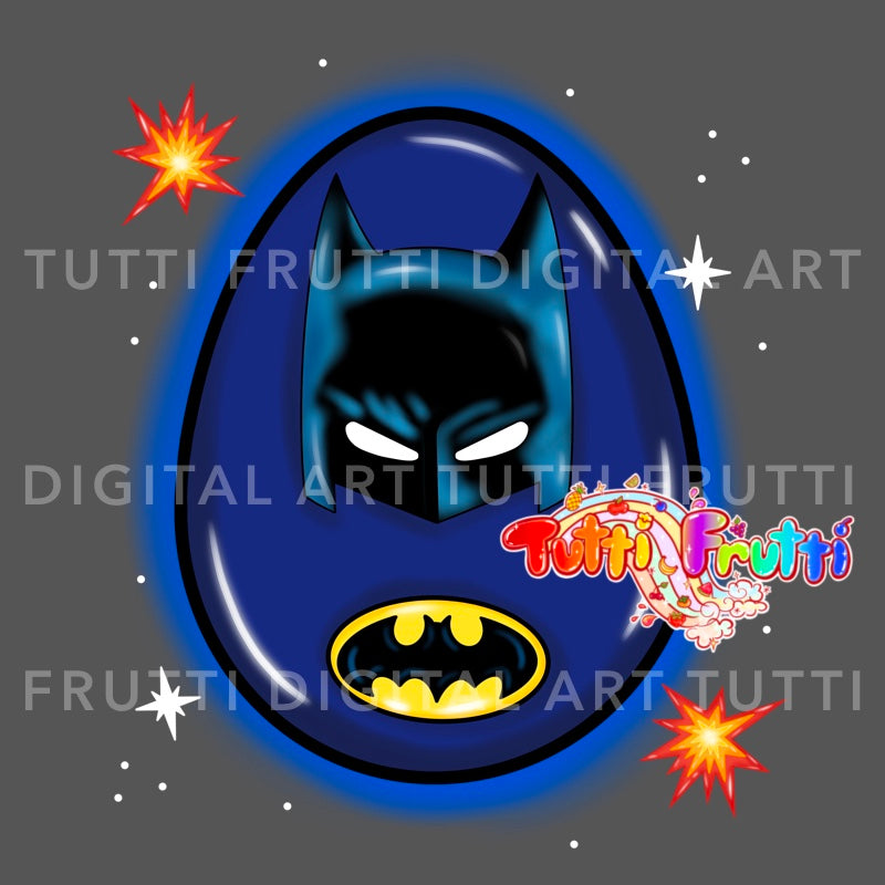 Superhero Easter Eggs - PNG
