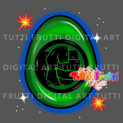 Superhero Easter Eggs - PNG