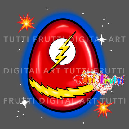 Superhero Easter Eggs - PNG