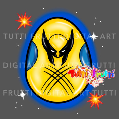 Superhero Easter Eggs - PNG