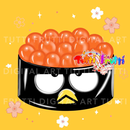 Hello Friends & Sushi - PNG