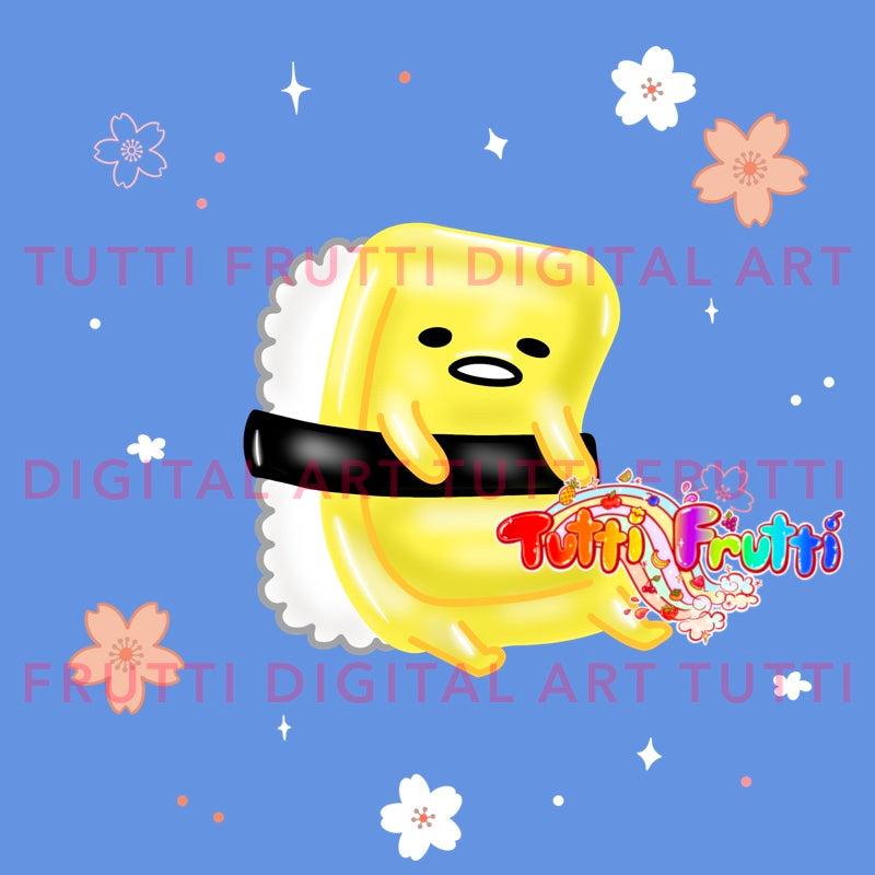 Hello Friends & Sushi - PNG
