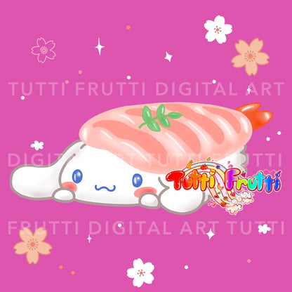 Hello Friends & Sushi - PNG
