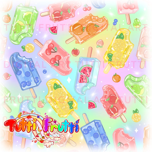 Fruity Popsicles - Seamless