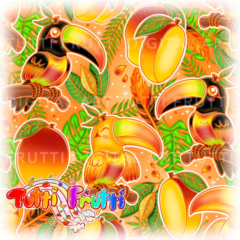 Mango Toucan - Seamless
