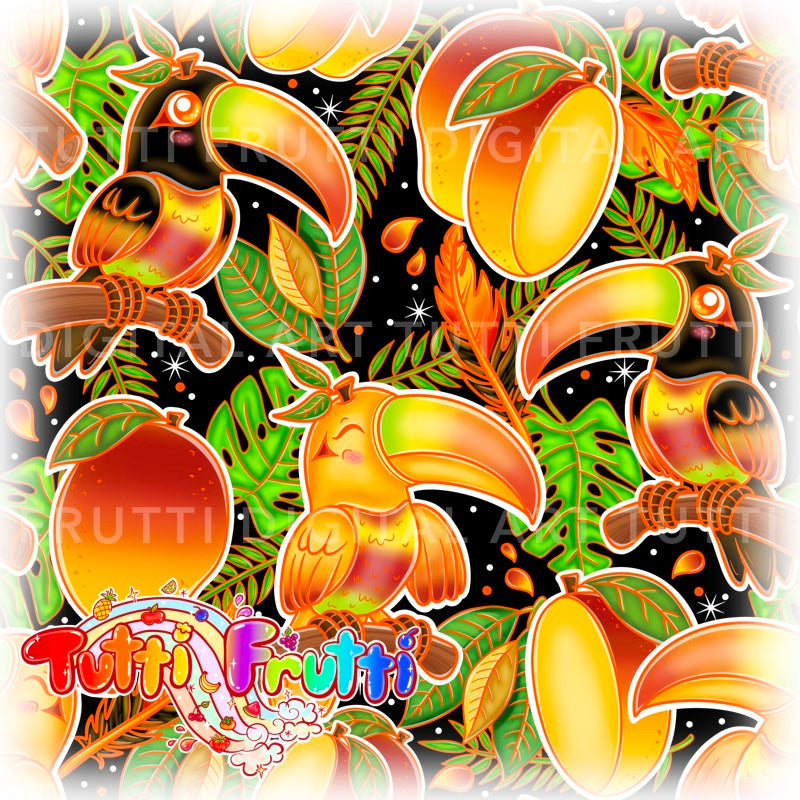 Mango Toucan - Seamless