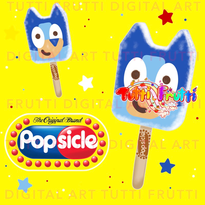 Heeler Popsicle - PNG