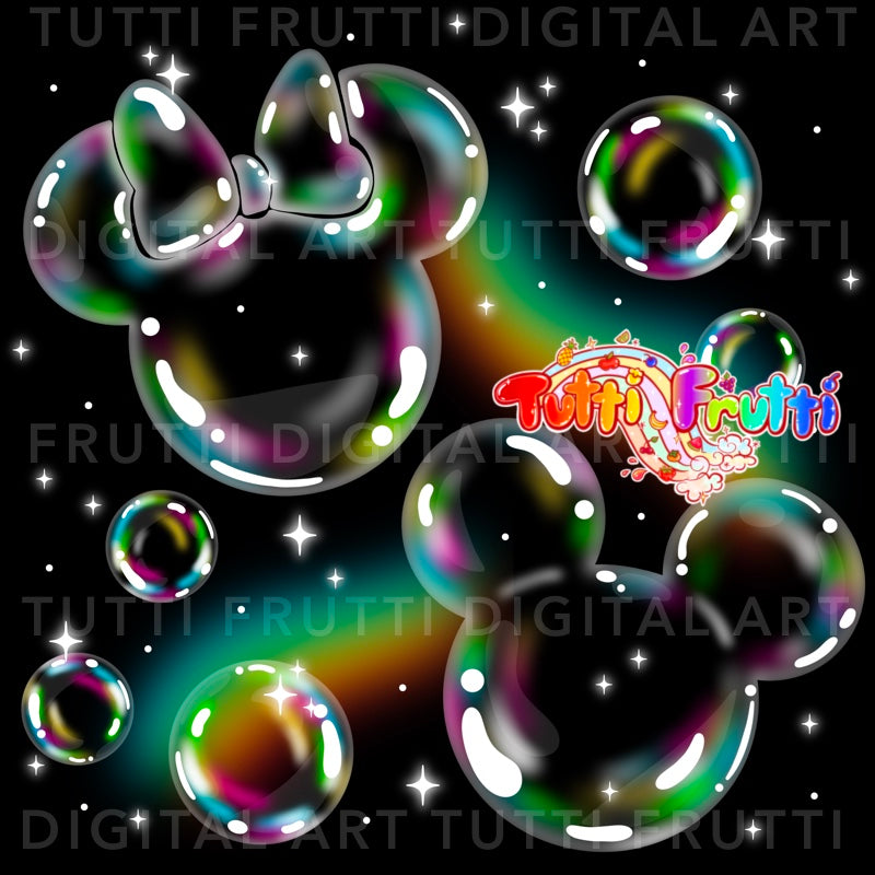 Mice Bubbles - PNG