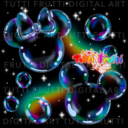Mice Bubbles - PNG