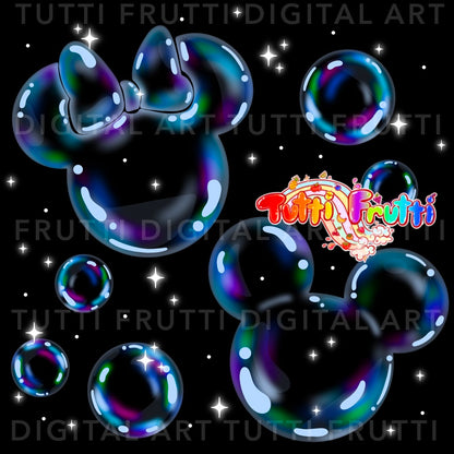 Mice Bubbles - PNG