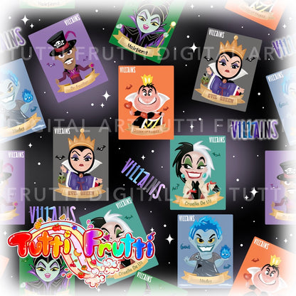 Villains Cards - Seamless