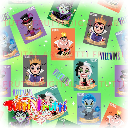 Villains Cards - Seamless