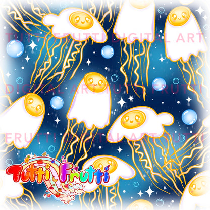 Egg Jellyfish - Seamless