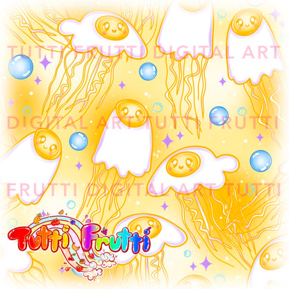 Egg Jellyfish - Seamless