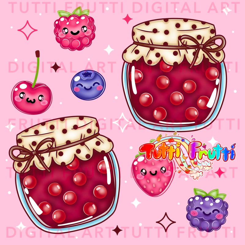 Happy Wildberry Jam - PNG