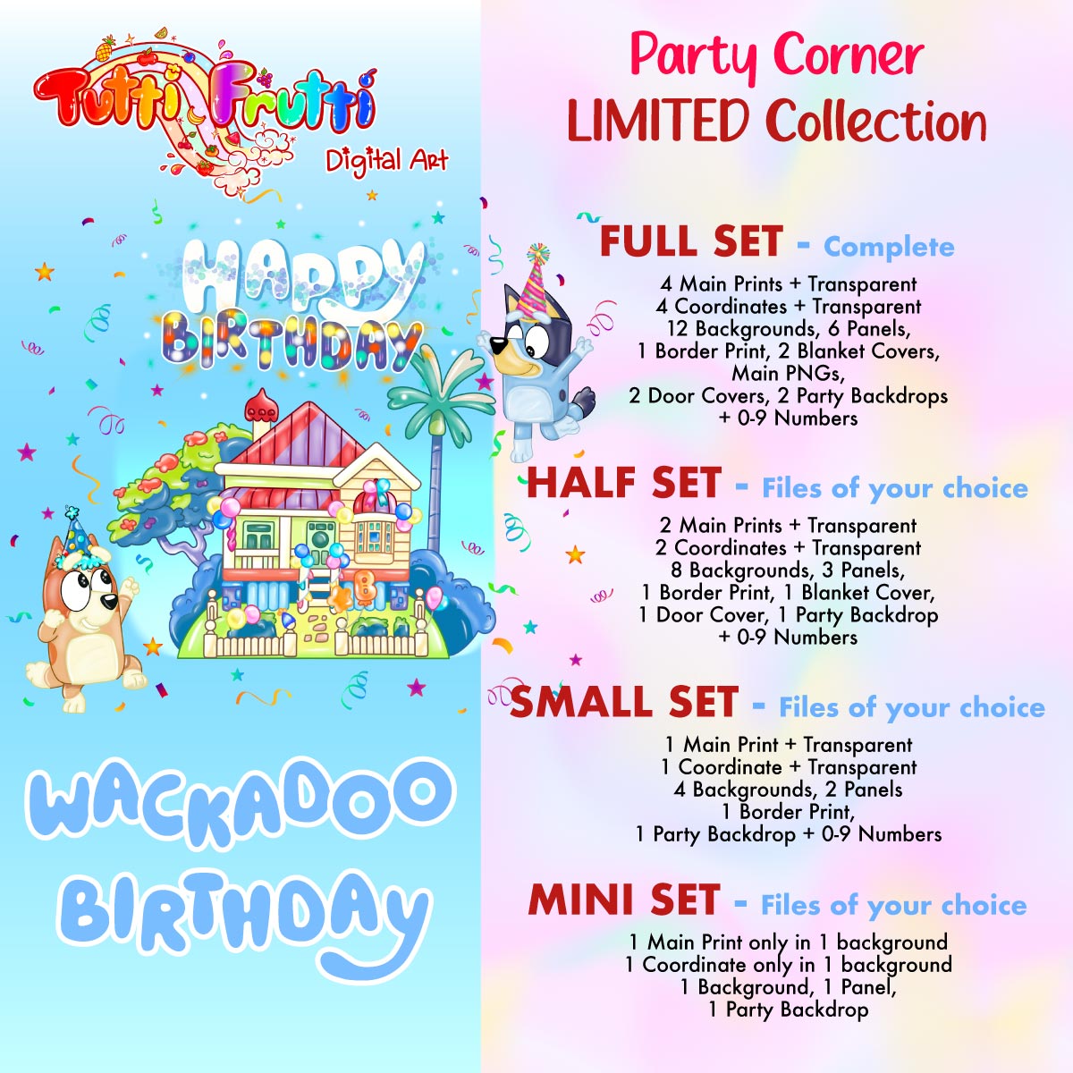 Wackadoo Birthday - Party Corner Collection
