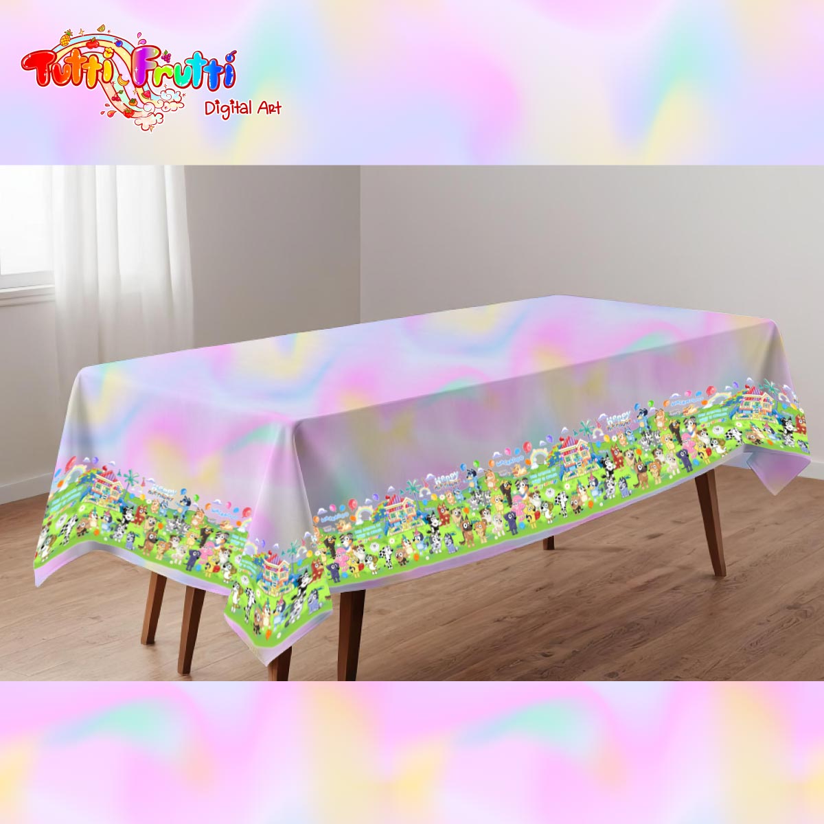 Wackadoo Birthday - Border Print