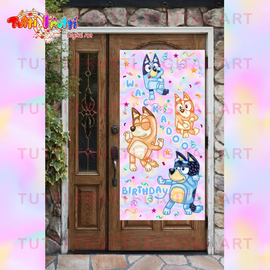 Wackadoo Birthday - Door Cover