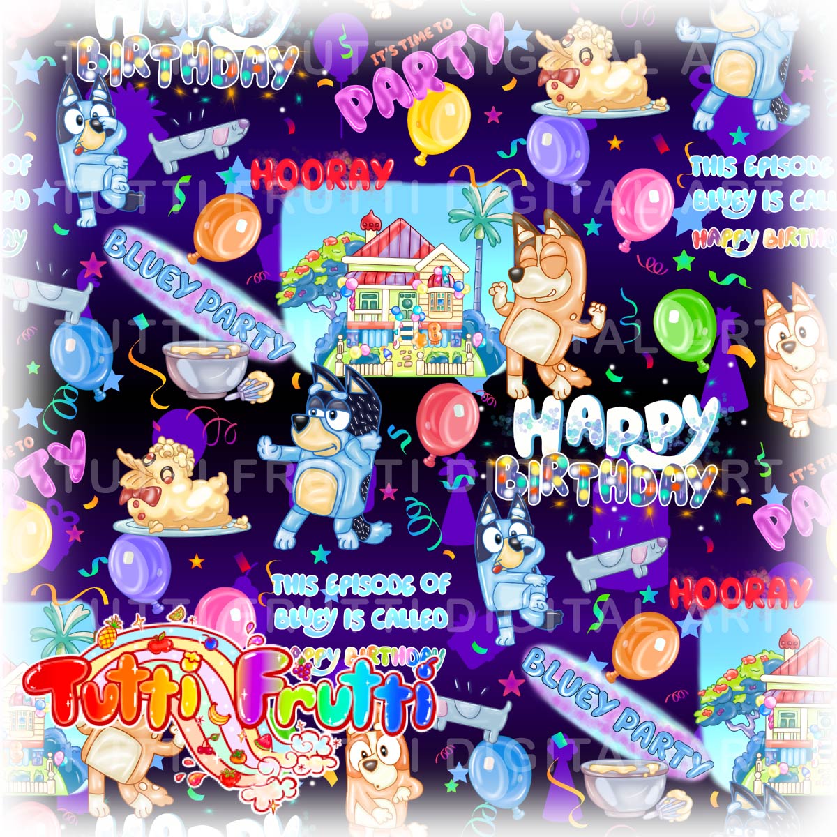 Wackadoo Birthday - Main 1 Seamless