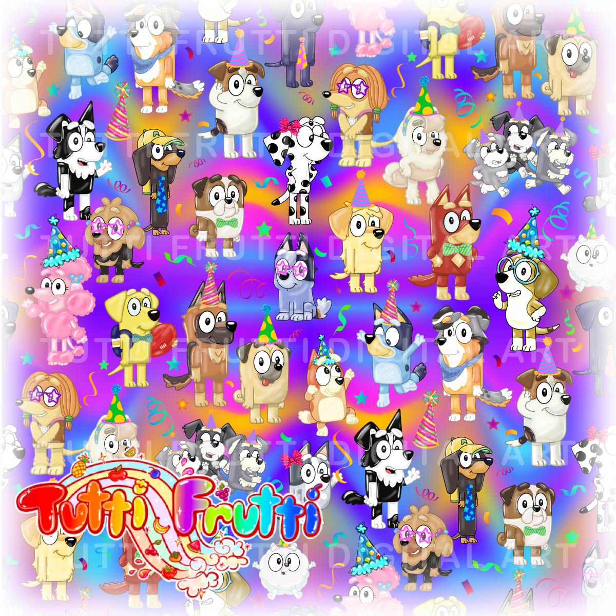 Wackadoo Birthday - Main 2 Seamless
