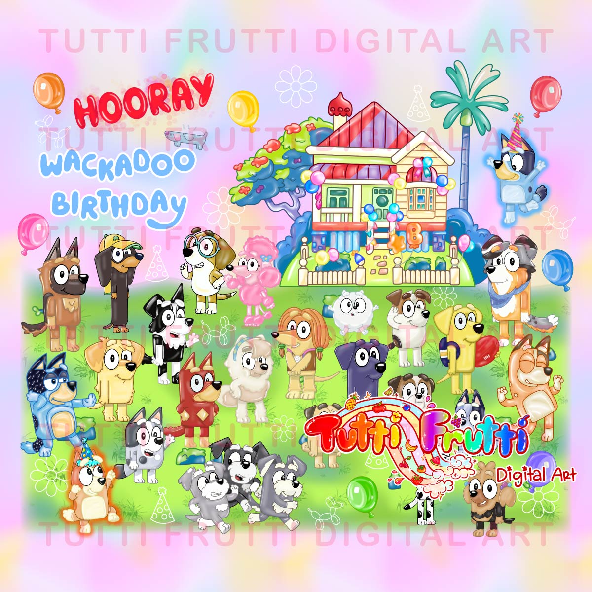 Wackadoo Birthday - PNG